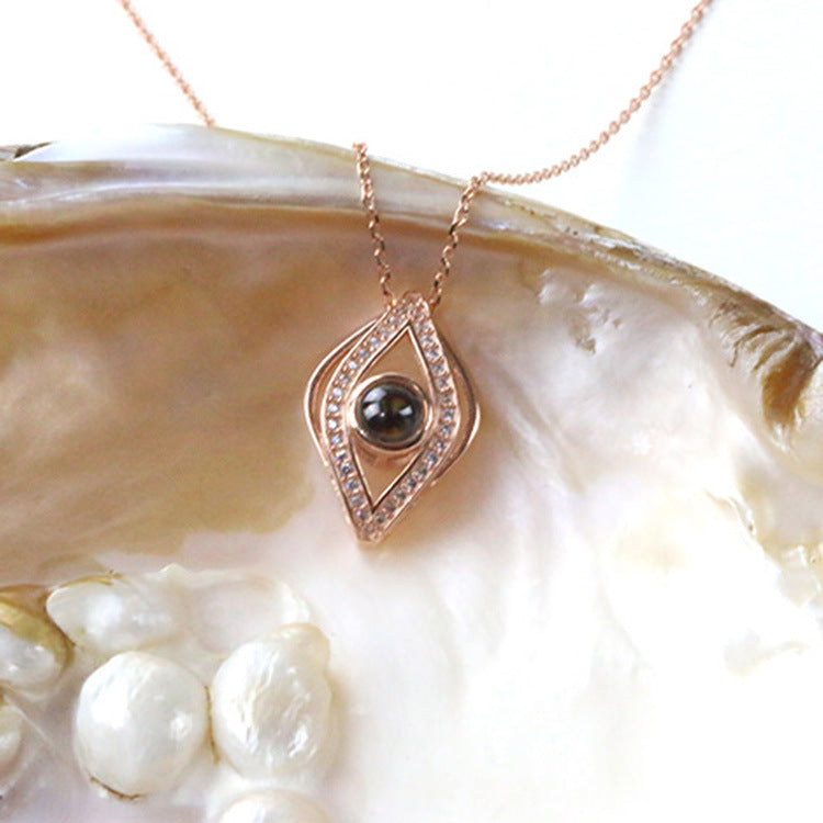 925 Silver Photo Projection Necklace