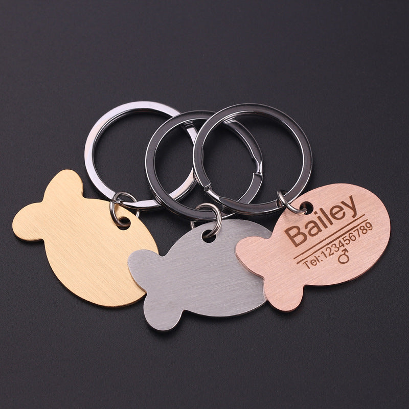 Engraved Pet ID Tag – Bone Shape