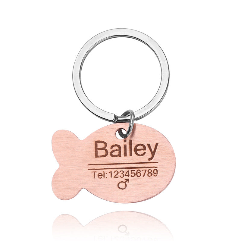 Engraved Pet ID Tag – Bone Shape