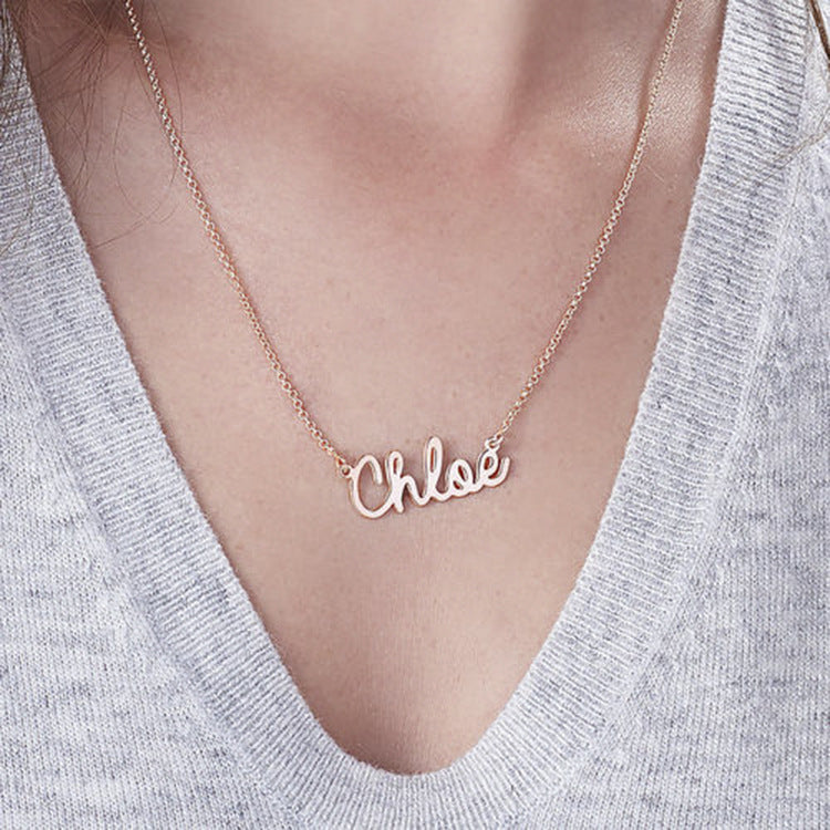 925 Sterling Silver Name Necklace