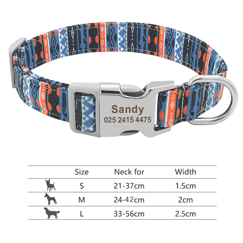 Personalised Name Collar for Dogs & Cats
