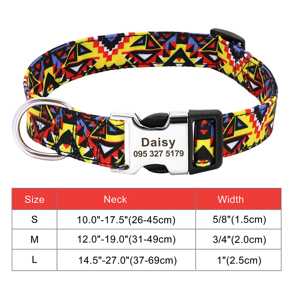 Personalised Name Collar for Dogs & Cats