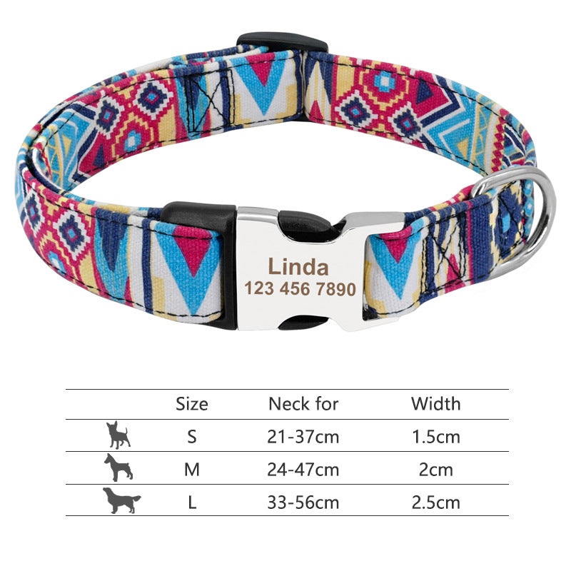 Personalised Name Collar for Dogs & Cats