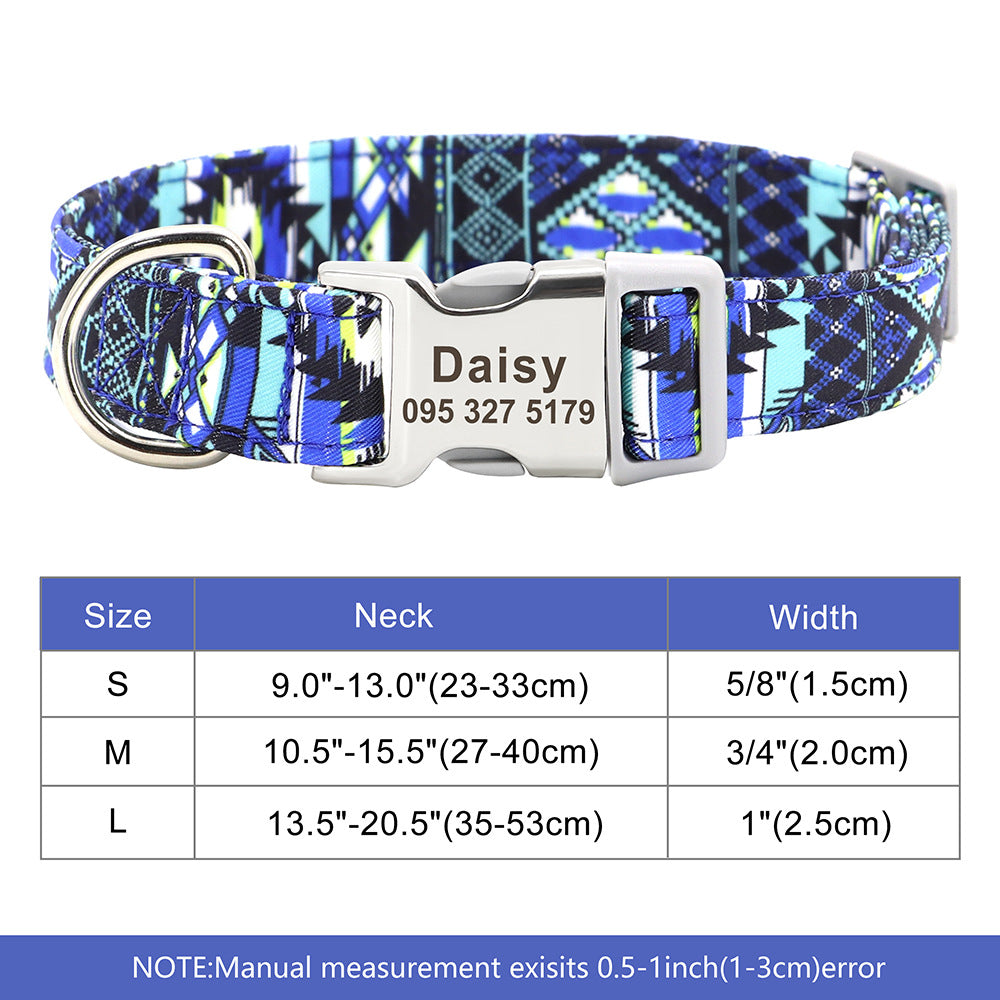 Personalised Name Collar for Dogs & Cats