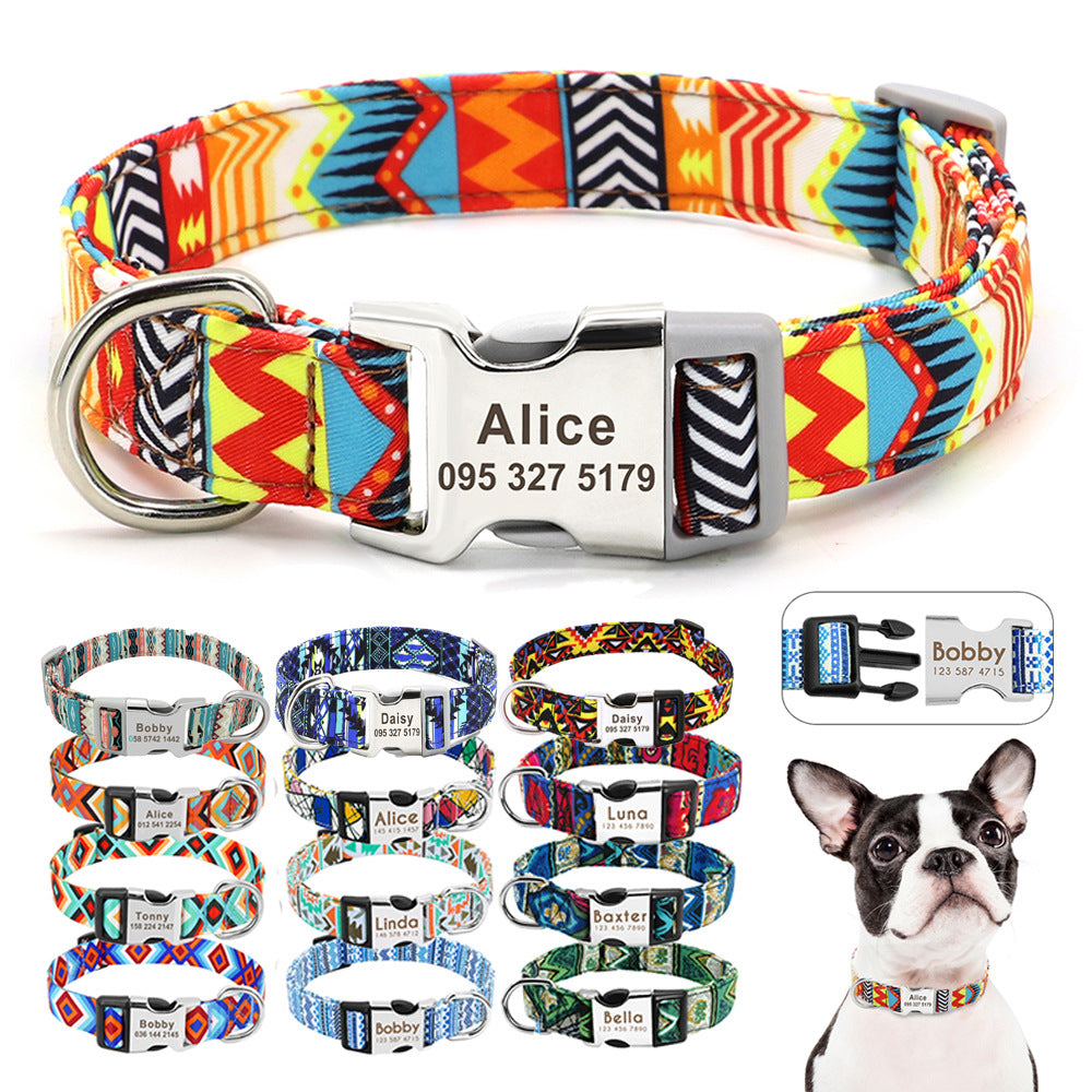 Personalised Name Collar for Dogs & Cats