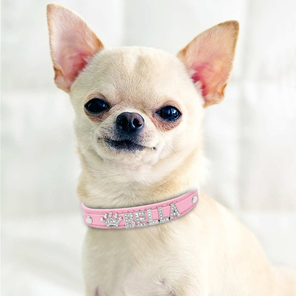 Rhinestone Name Collar for Cats & Small Dogs