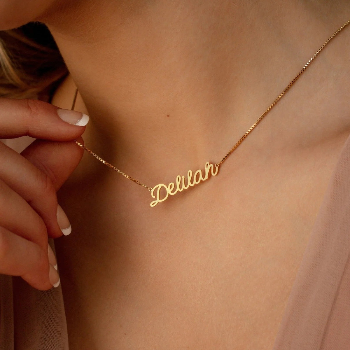 Custom Name Choker Necklace – Stainless Steel
