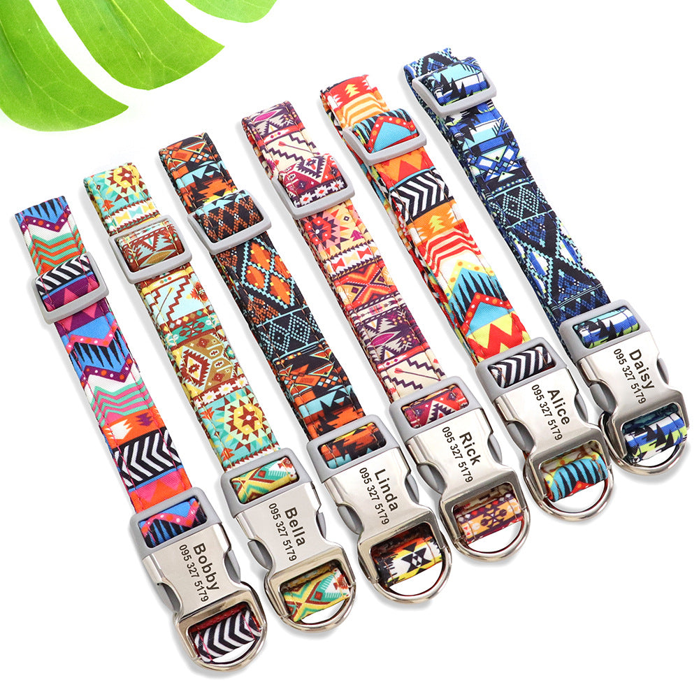 Personalised Name Collar for Dogs & Cats