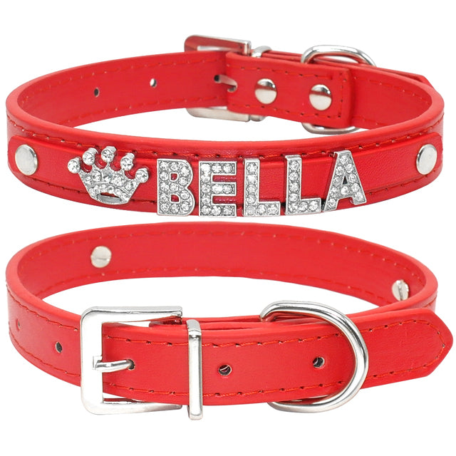 Rhinestone Name Collar for Cats & Small Dogs