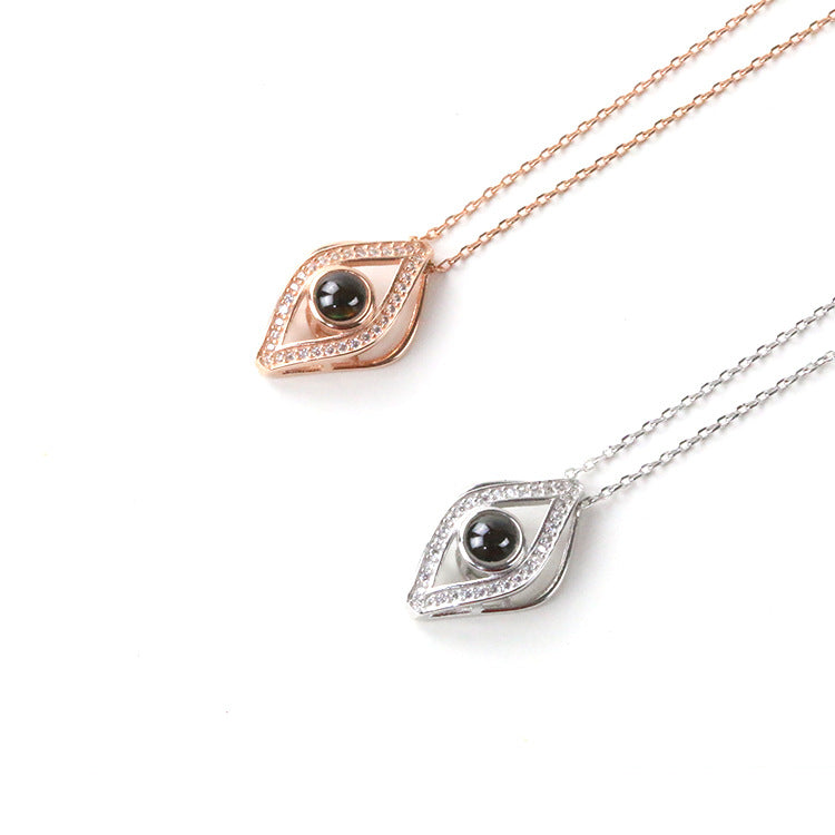 925 Silver Photo Projection Necklace