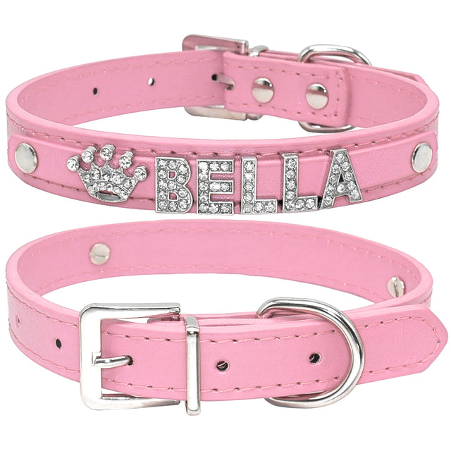 Rhinestone Name Collar for Cats & Small Dogs