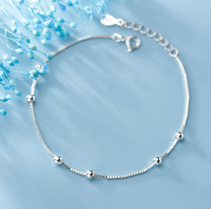 925 Sterling Silver Chain Bracelet