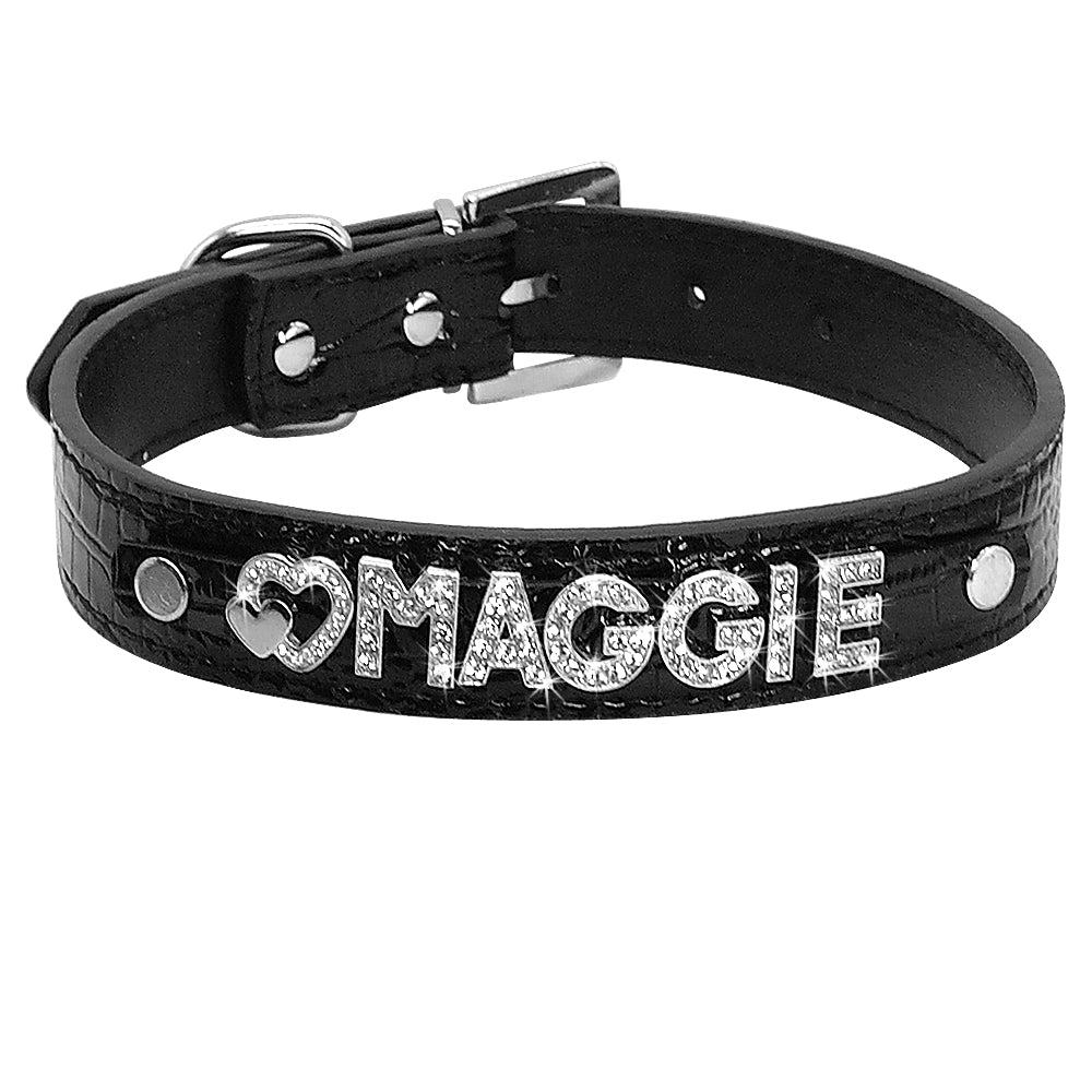 Rhinestone Name Collar for Cats & Small Dogs