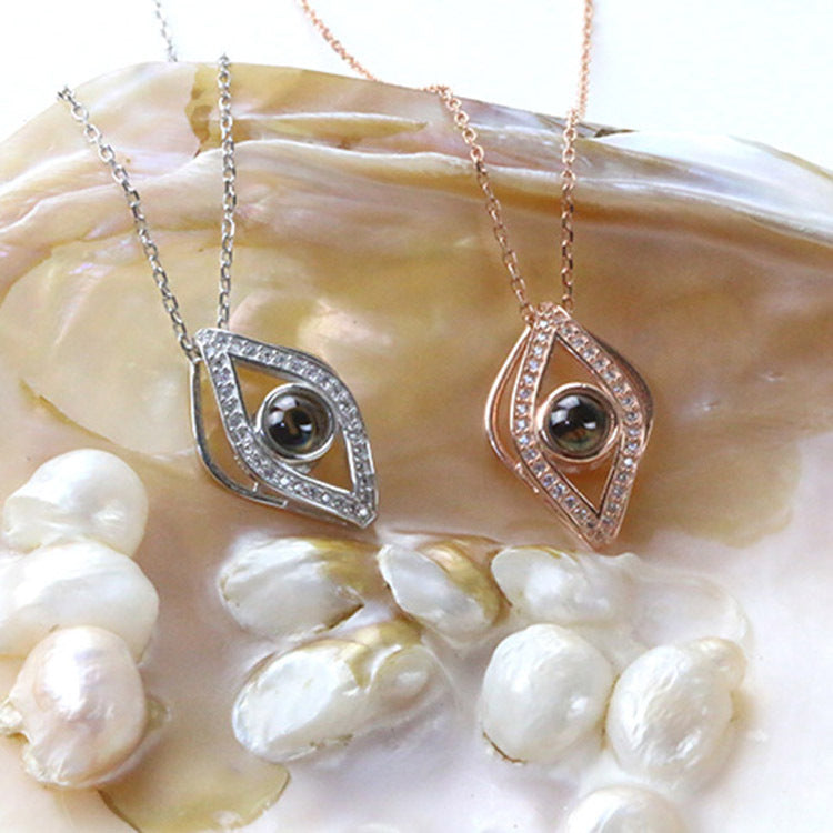 925 Silver Photo Projection Necklace